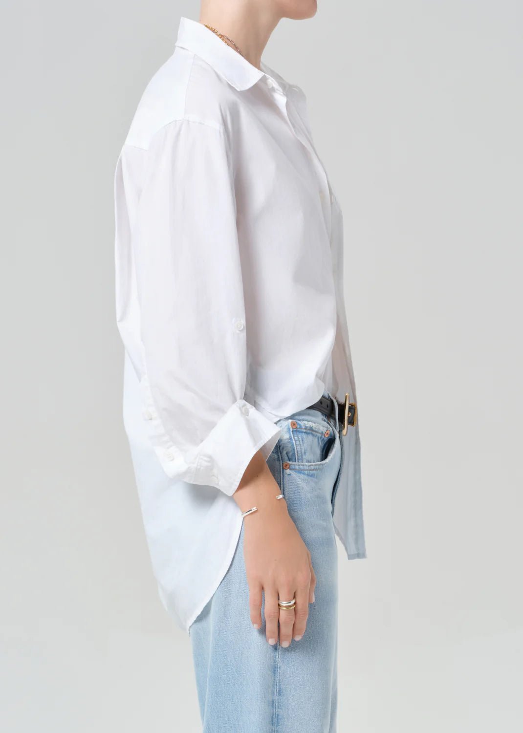 Kayla Shirt in Optic White - obligato