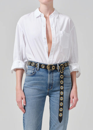 Kayla Top in Optic White - obligato