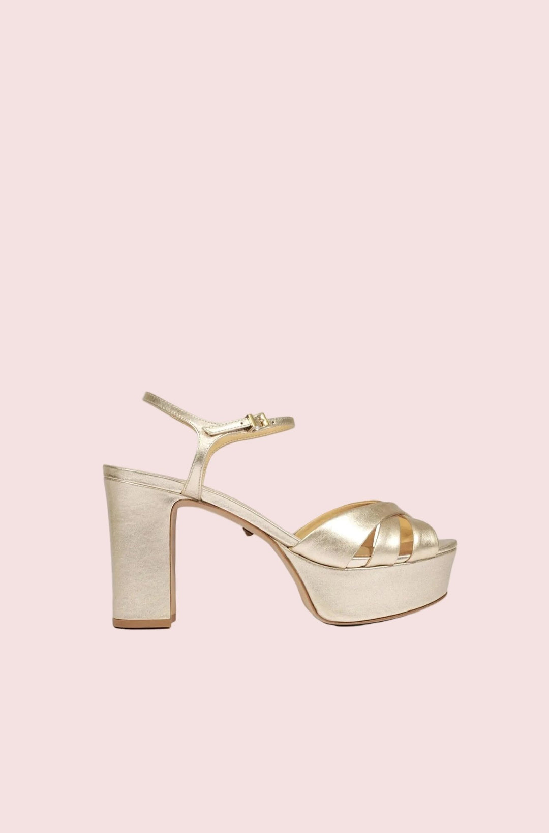Keefa Platforms in Gold - obligato