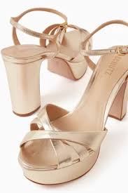 Keefa Platforms in Gold - obligato