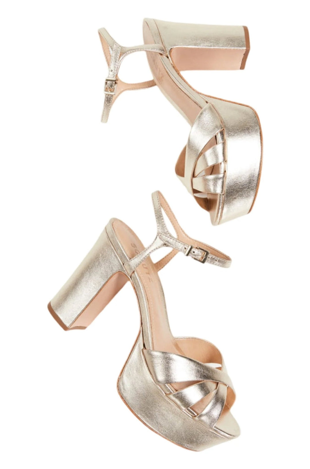 Keefa Platforms in Gold - obligato