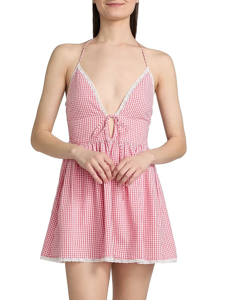 Khloe Dress in Berry Bramble - obligato