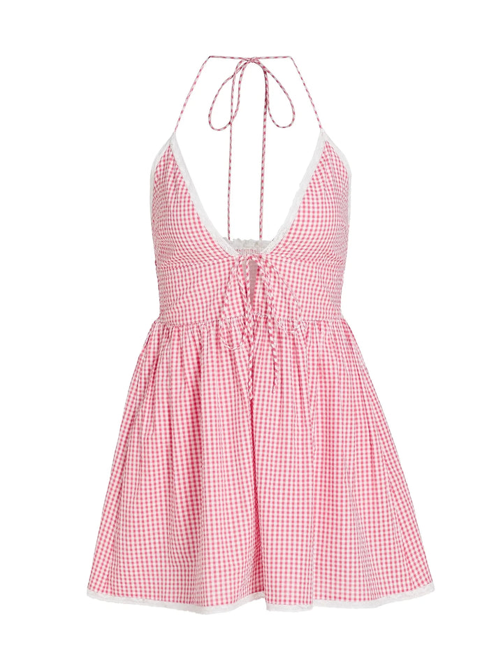 Khloe Dress in Berry Bramble - obligato