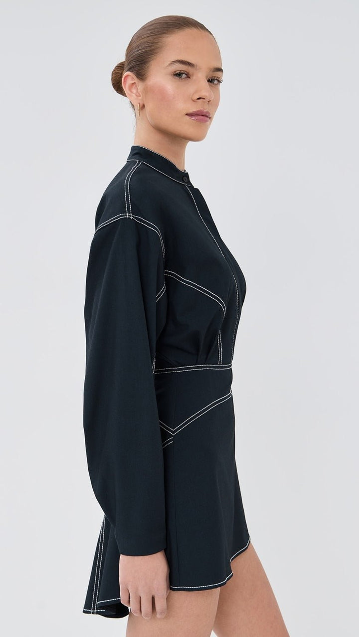 Kiln Dress in Navy - obligato