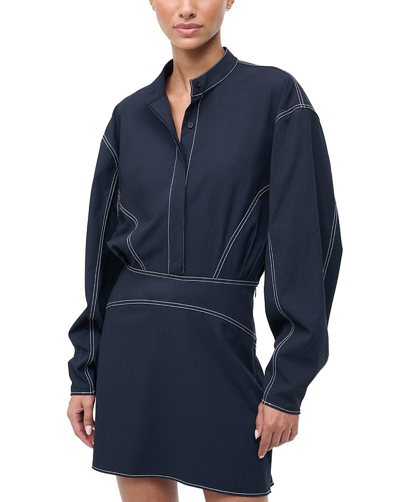 Kiln Dress in Navy - obligato