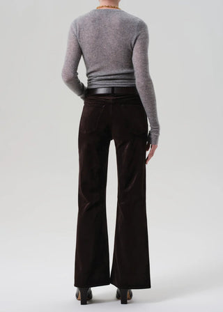 Kimberly Patch Pocket Flare in Velvet - obligato