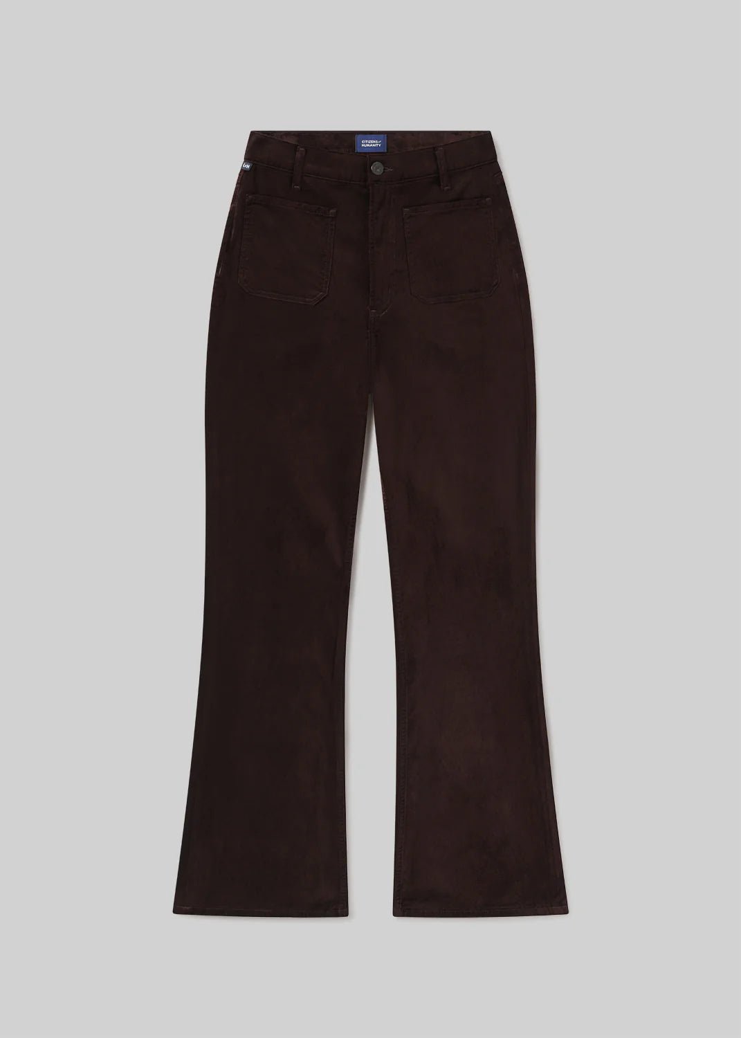 Kimberly Patch Pocket Flare in Velvet - obligato