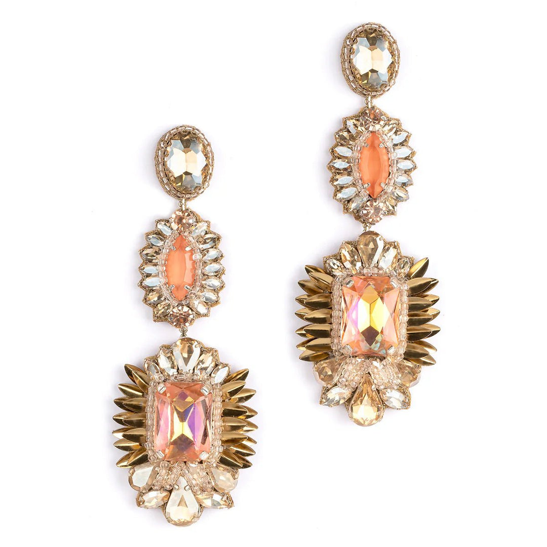 Kira Earring in Orange Peach - obligato