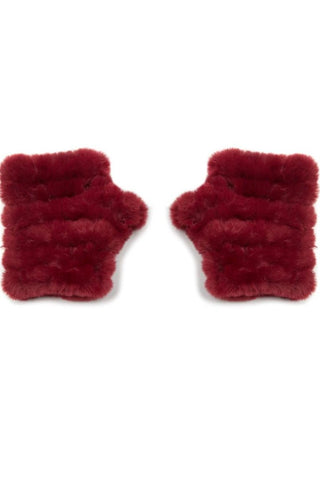 Knitted Faux Fur Mandy Mittens - obligato