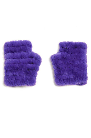 Knitted Faux Fur Mandy Mittens - obligato