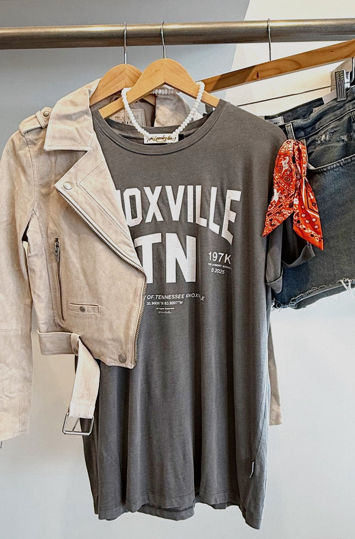 Knoxville Oversized Tee in Grey - obligato
