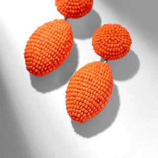 Lashana Earrings in Orange - obligato