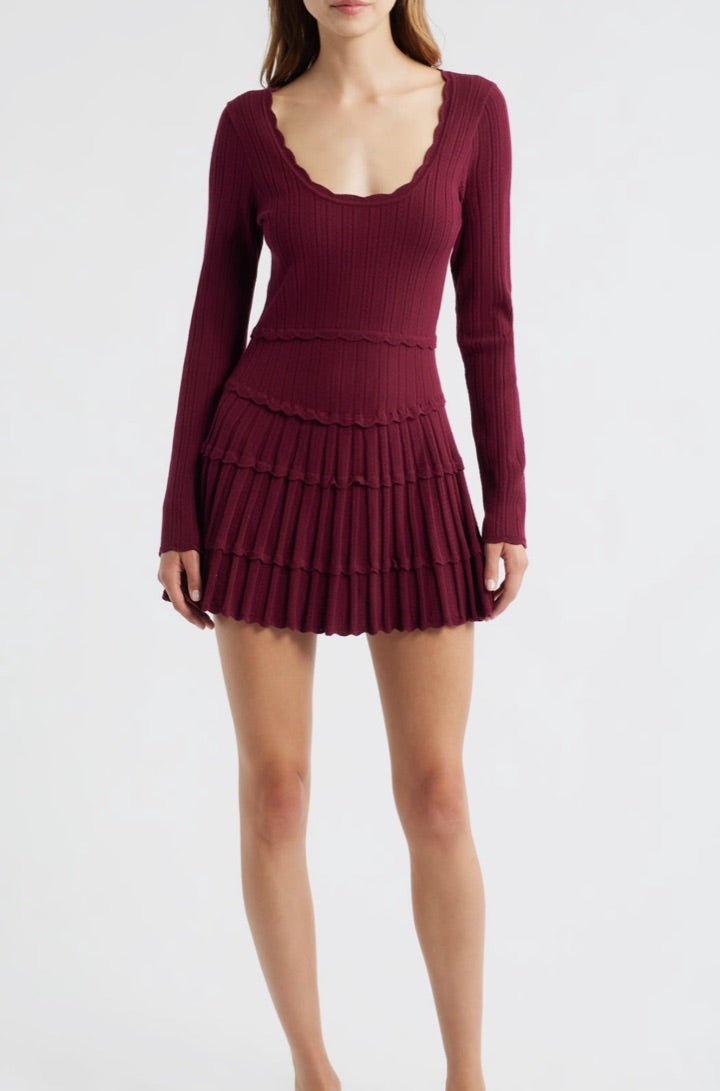 Lavender Dress in Spiced Berry - obligato