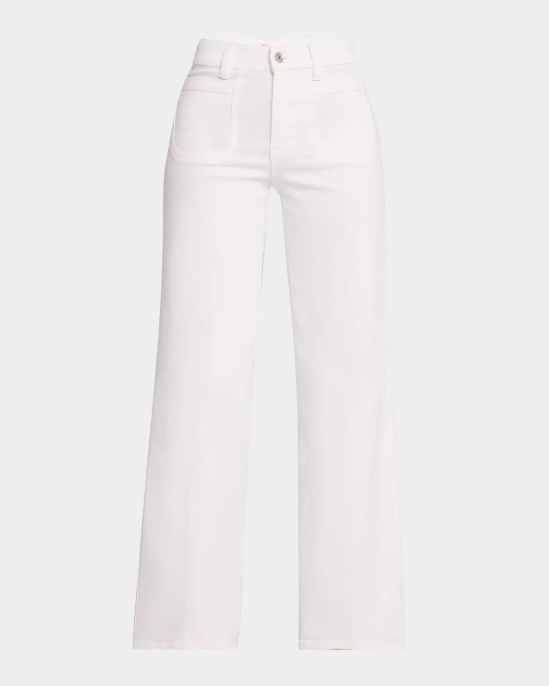 Le Slim Palazzo Modernist Pocket in White - obligato