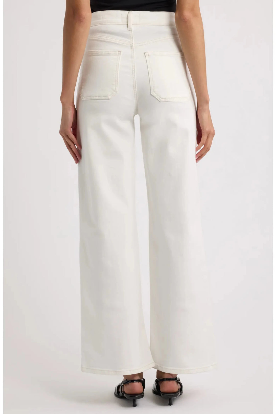 Le Slim Palazzo Pintuck Pocket in Au Natural - obligato