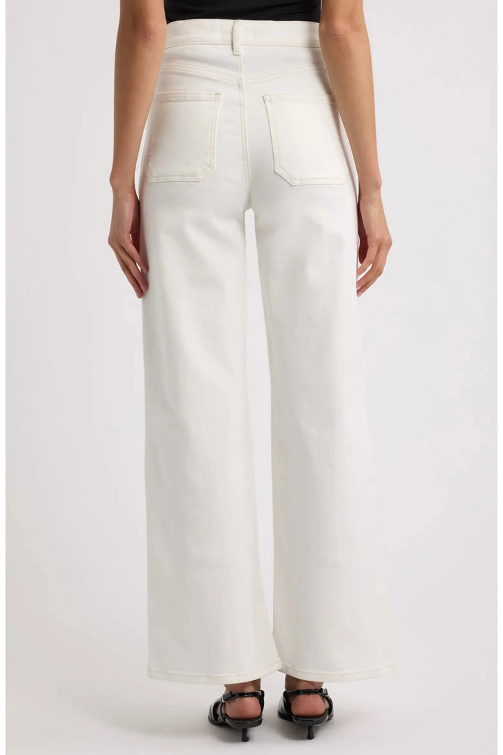 Le Slim Palazzo Pintuck Pocket in Au Natural - obligato
