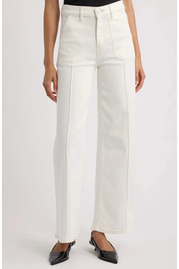 Le Slim Palazzo Pintuck Pocket in Au Natural - obligato