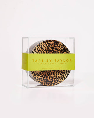 Leopard Print Coaster: Boxed Set of 4 - obligato
