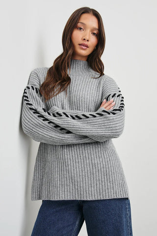 Liam Sweater - Heather Grey - obligato