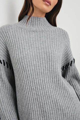 Liam Sweater - Heather Grey - obligato