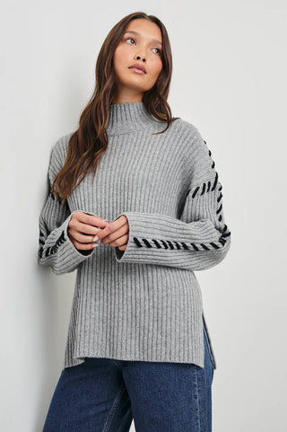 Liam Sweater - Heather Grey - obligato