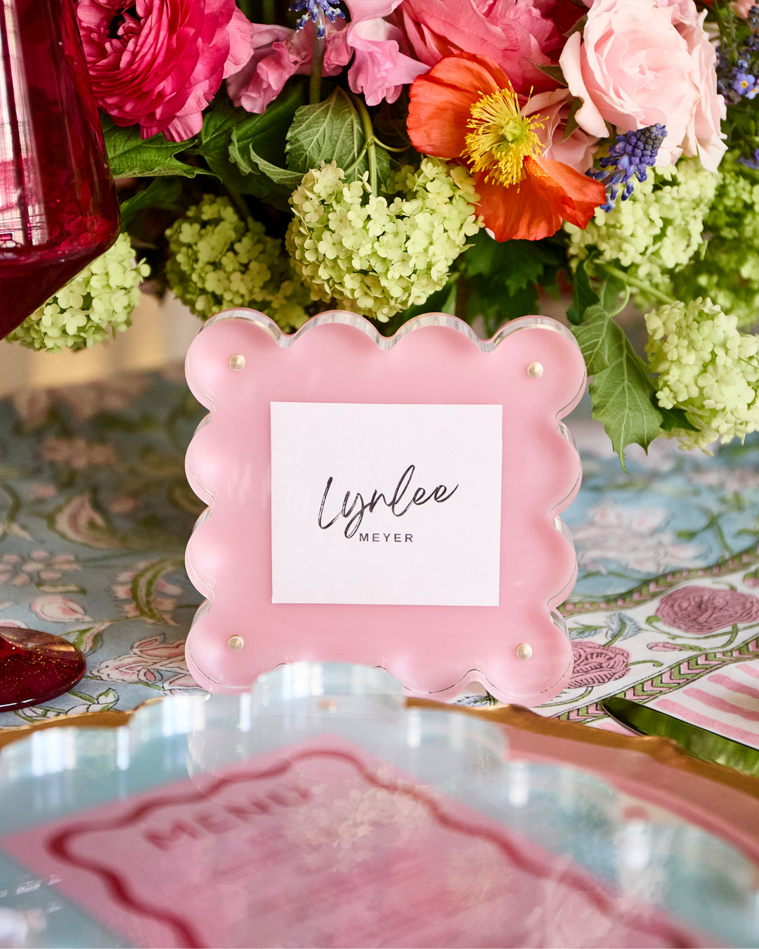 Light Pink Mini Acrylic Picture Frame - obligato