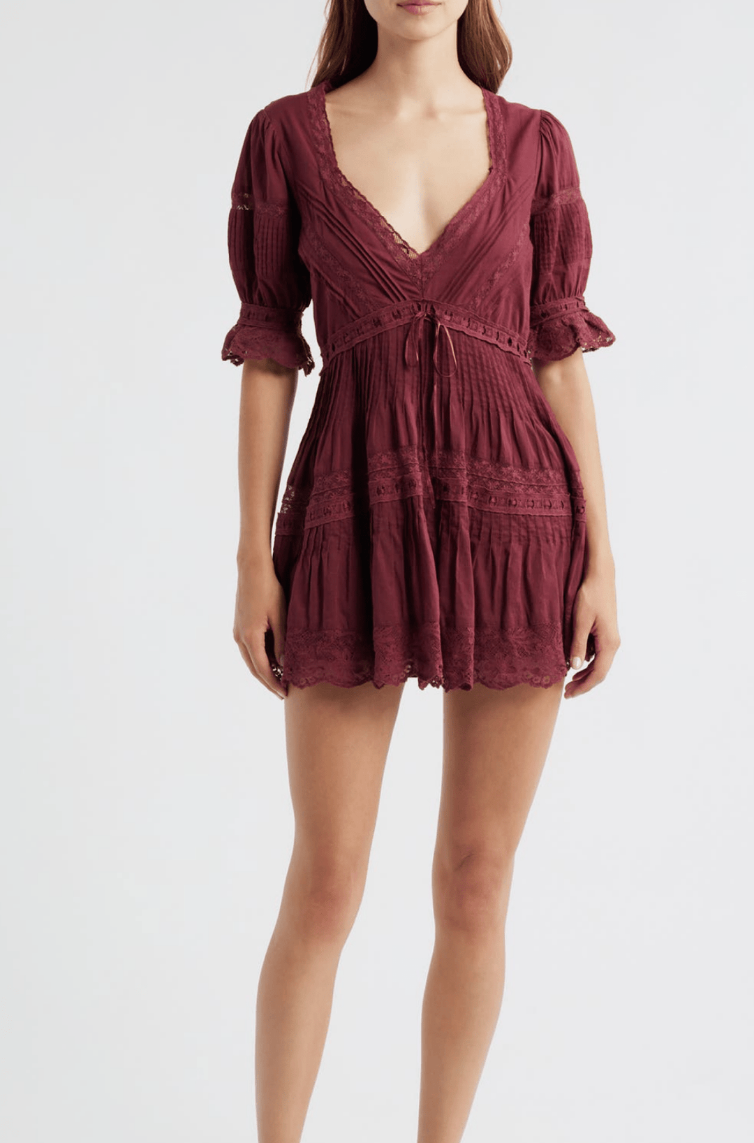 Lilas Dress in Spiced Berry - obligato