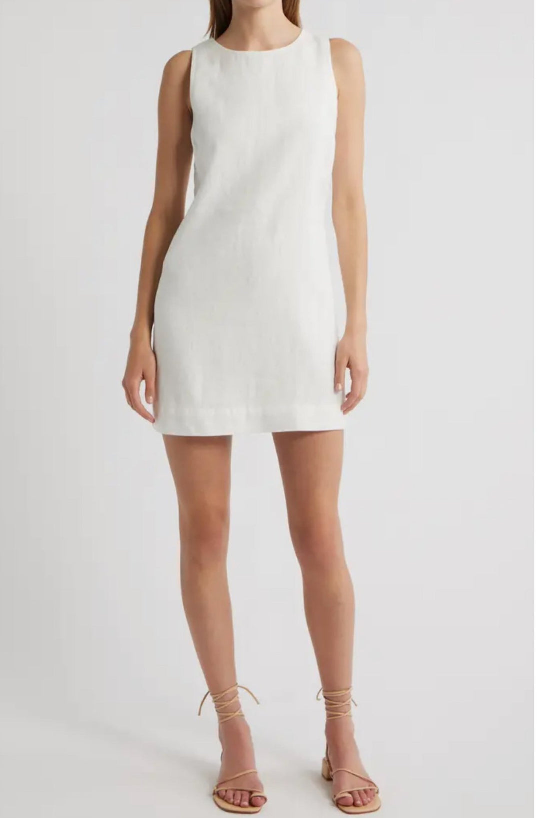 Lindsey Dress in White - obligato