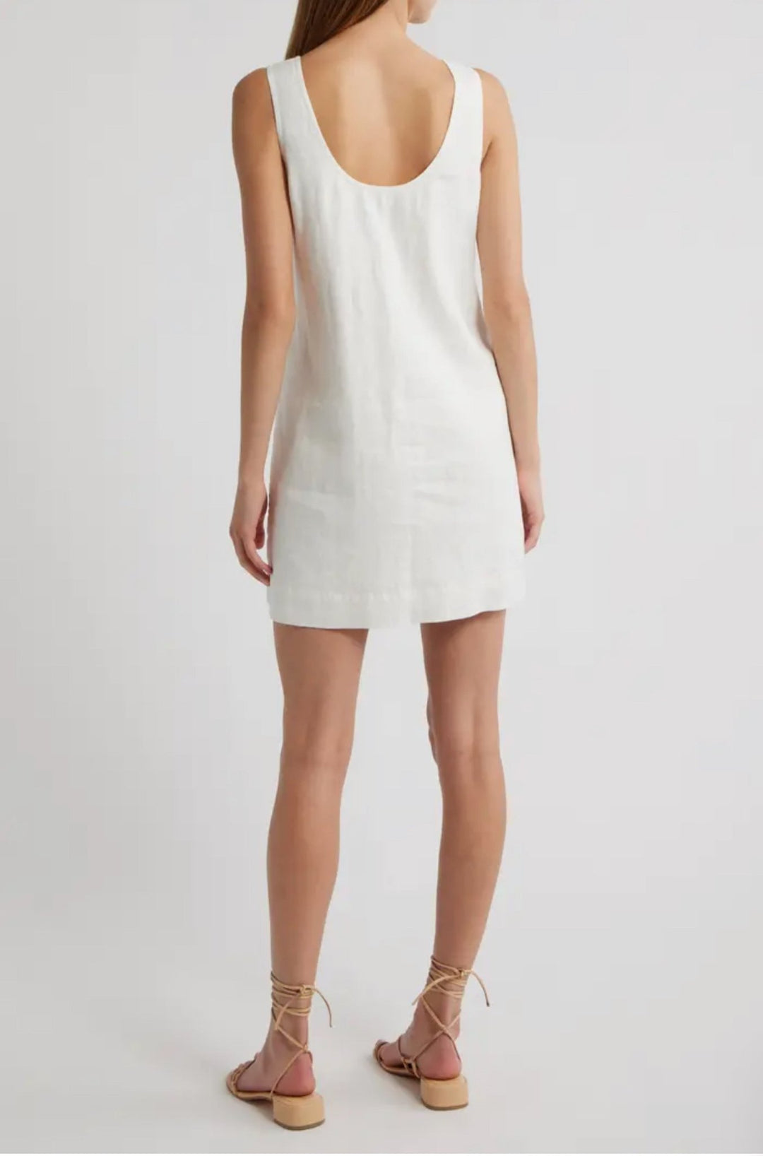 Lindsey Dress in White - obligato