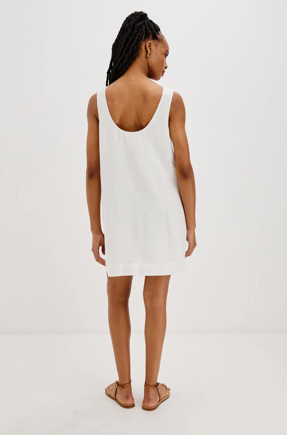 Lindsey Dress in White - obligato