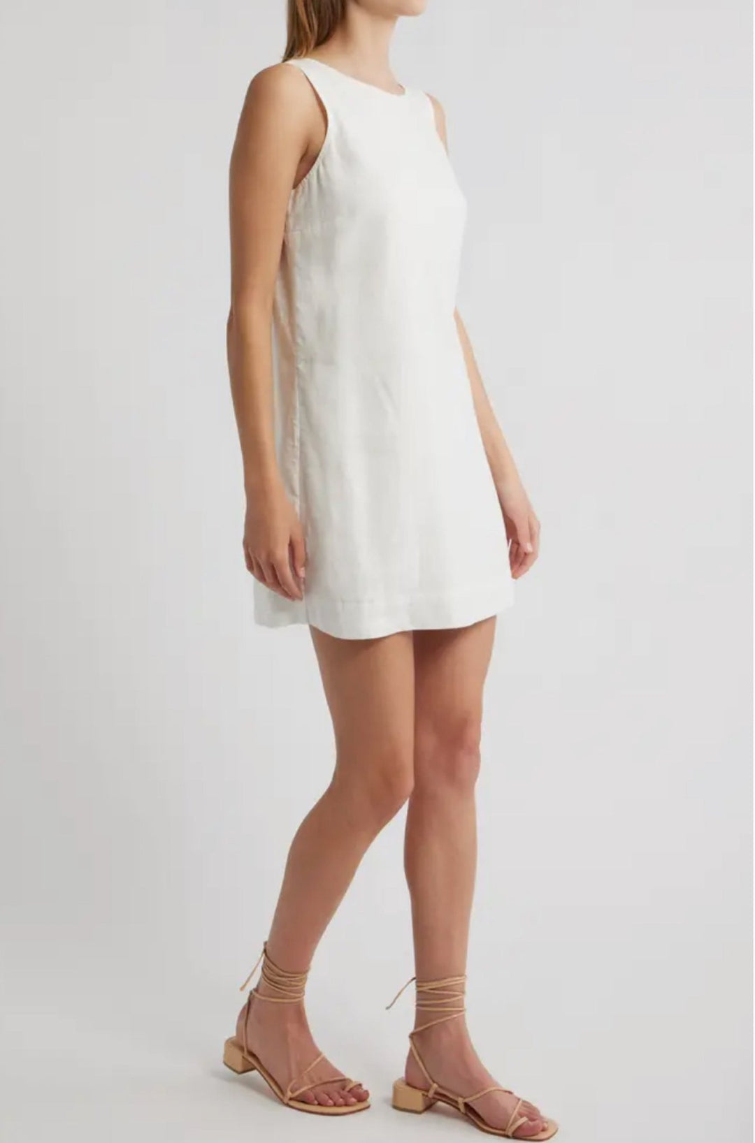 Lindsey Dress in White - obligato