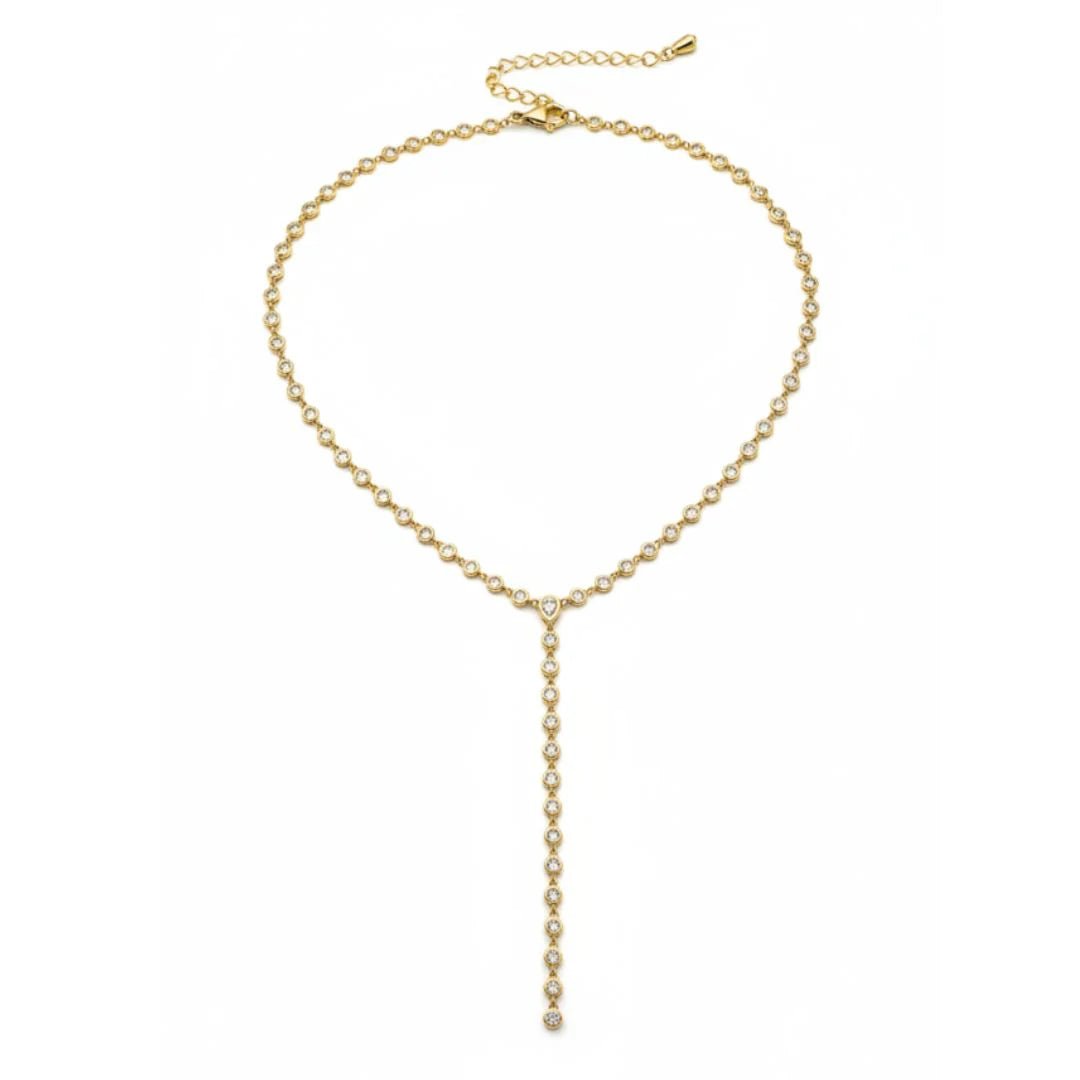 Linear Lariat Necklace - obligato