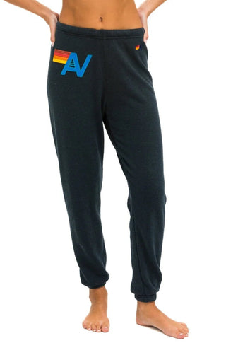 Logo Stitch Sweatpant in Charcole - obligato