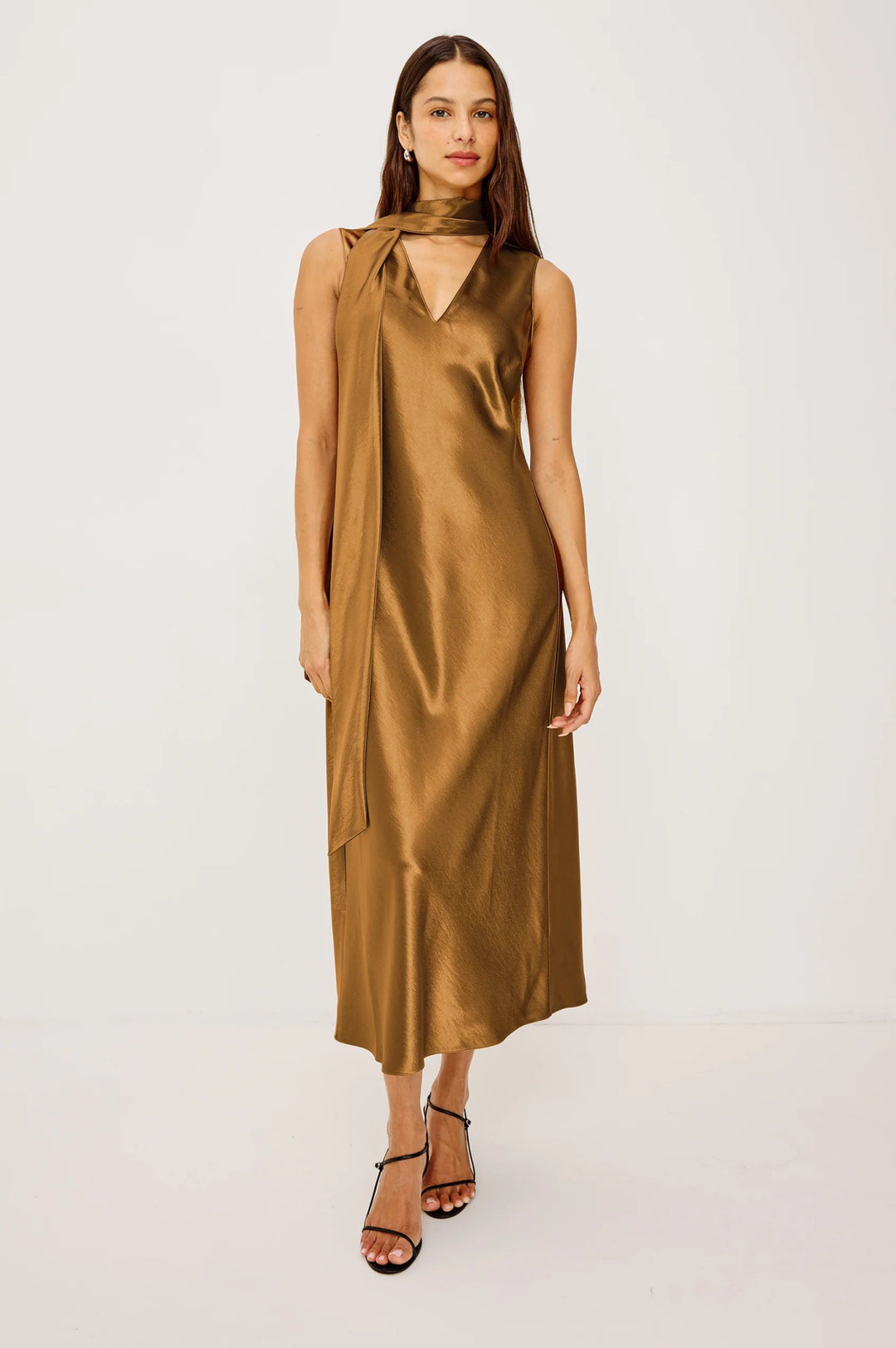 Lorenza Dress in Ginger - obligato