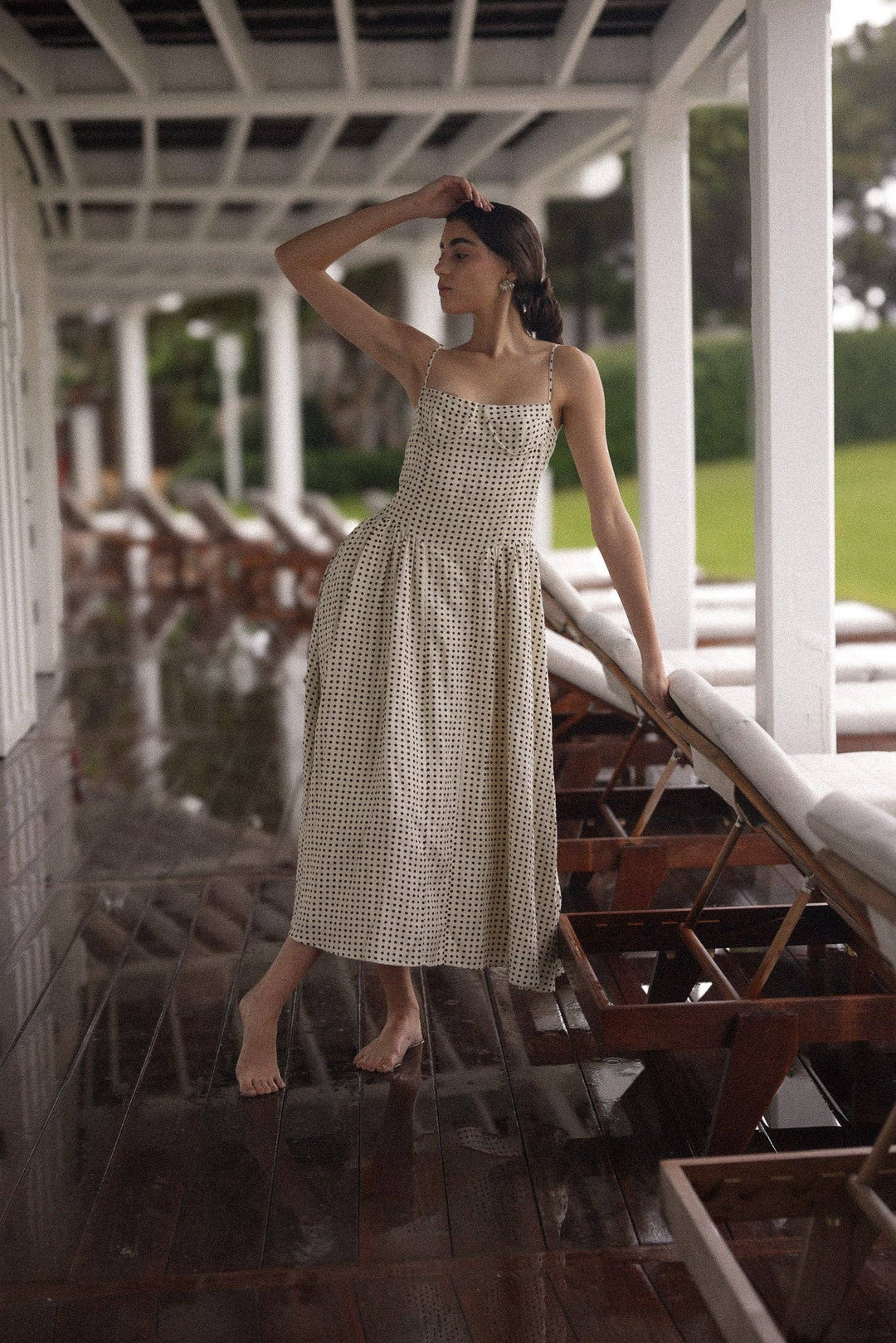 Lou Lou Dress Polka Dot: M - obligato