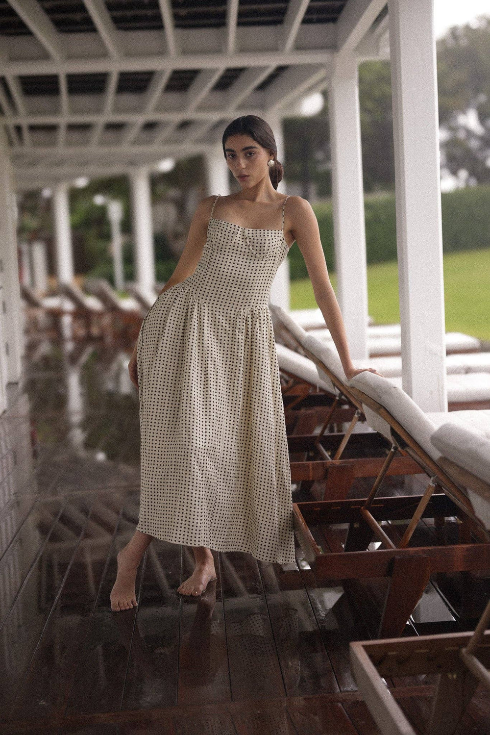 Lou Lou Dress Polka Dot: M - obligato