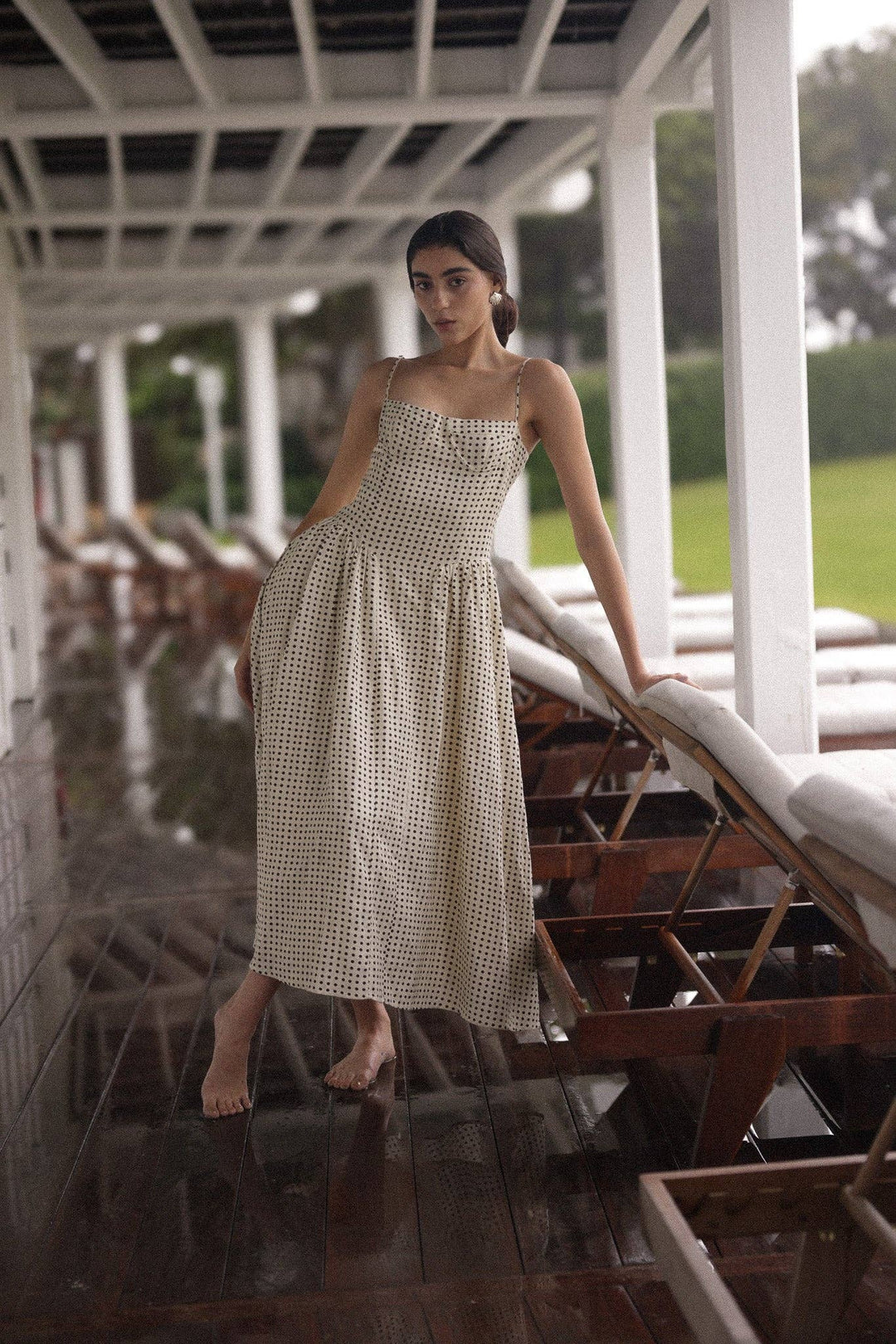 Lou Lou Dress Polka Dot: M - obligato