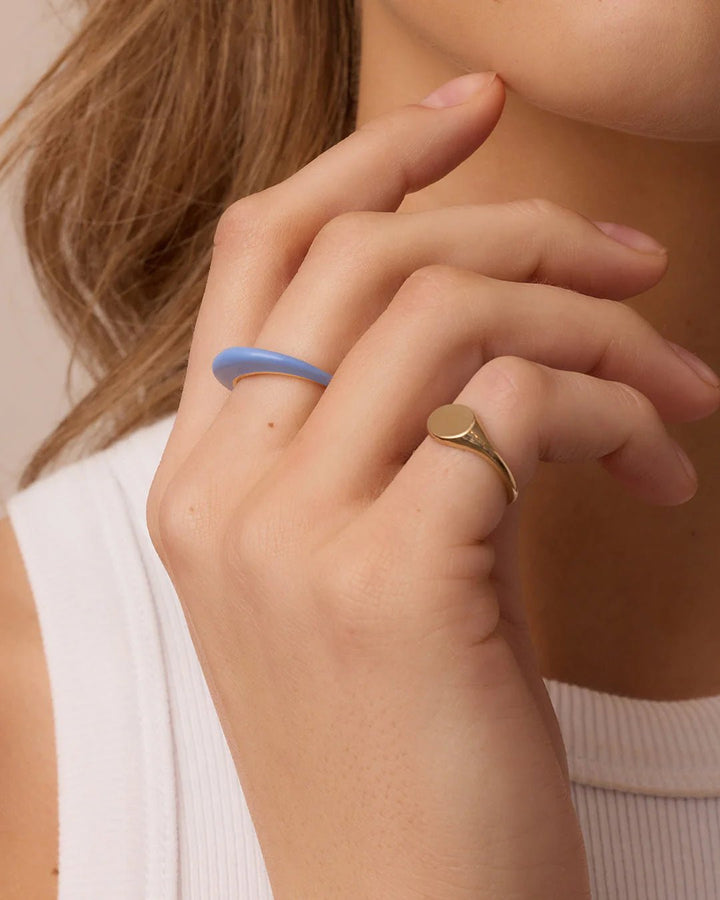 Lou Stacking Ring in Chambray - obligato
