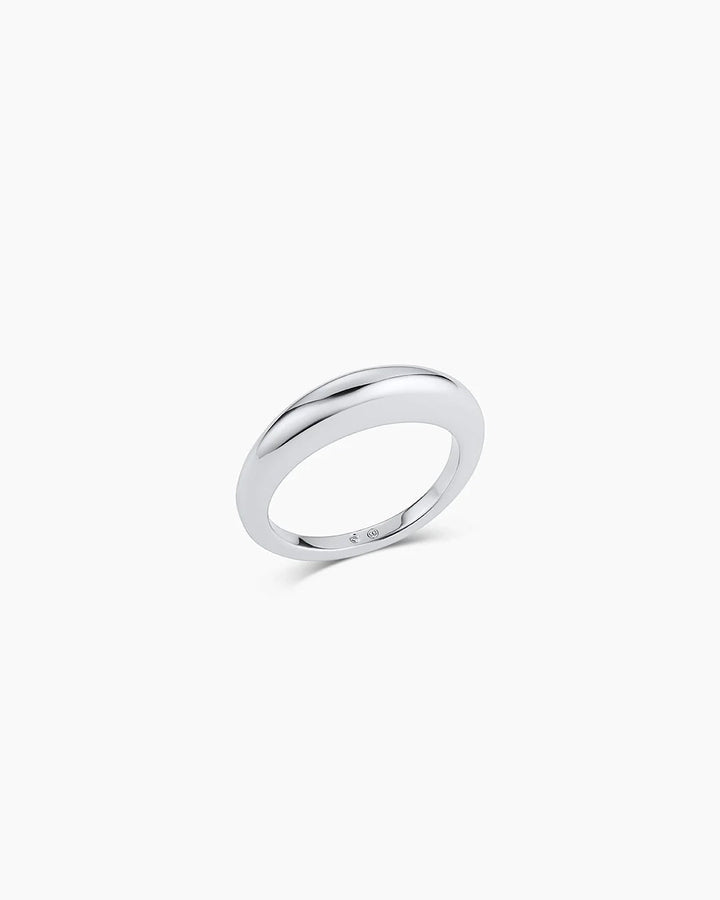 Lou Stacking Ring in Silver - obligato