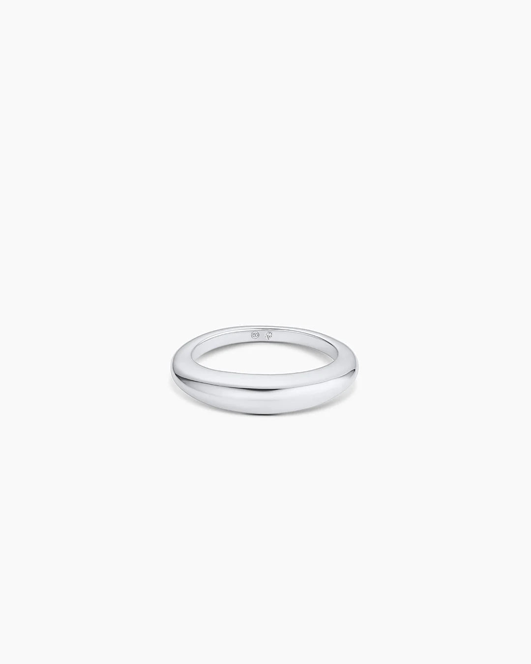 Lou Stacking Ring in Silver - obligato