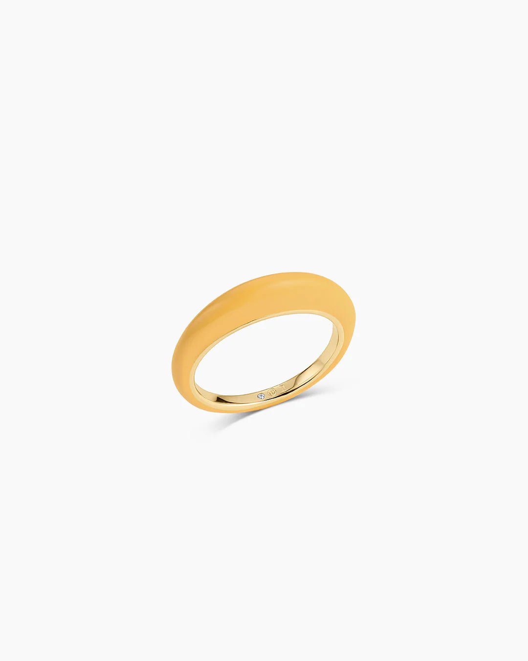 Lou Stacking Ring in Yellow - obligato