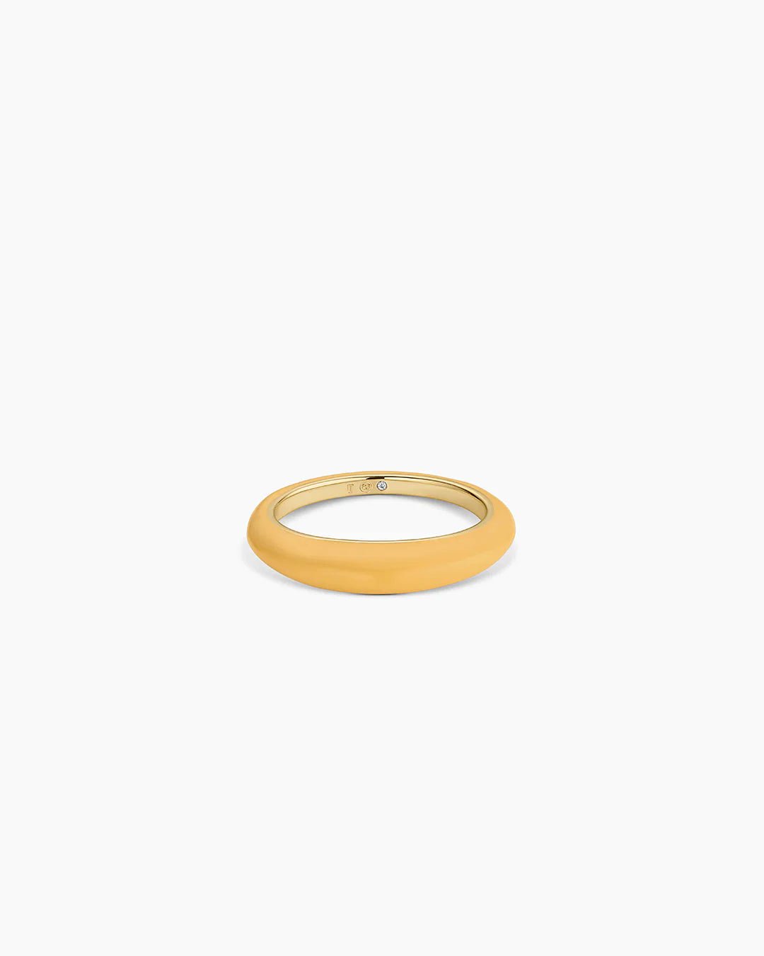 Lou Stacking Ring in Yellow - obligato