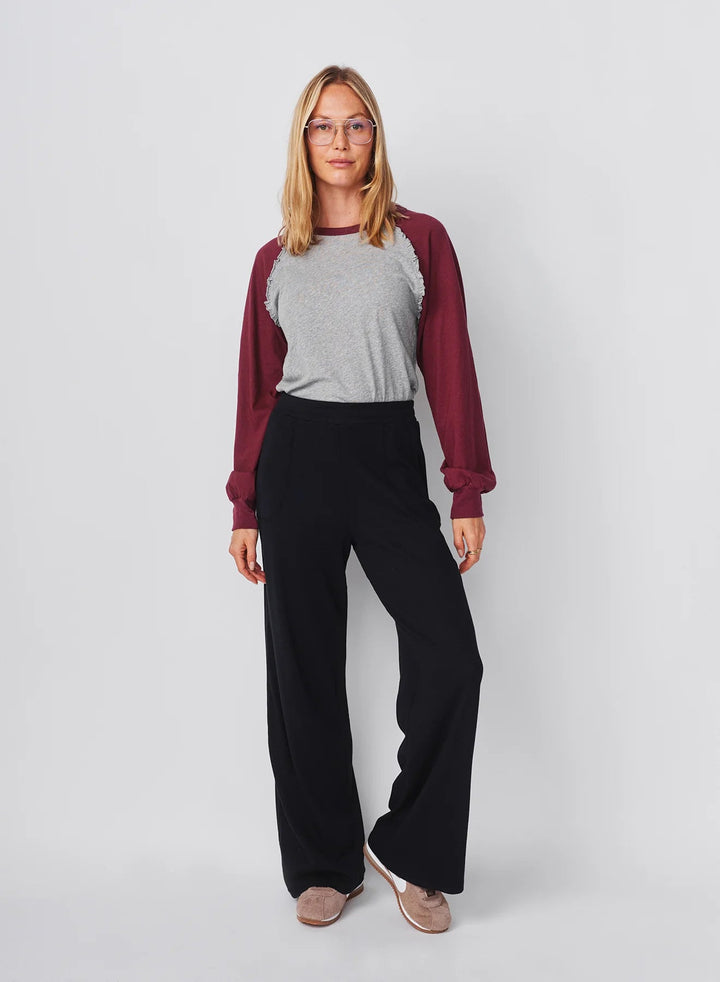 Lounge Flare Pant Deep Navy - obligato