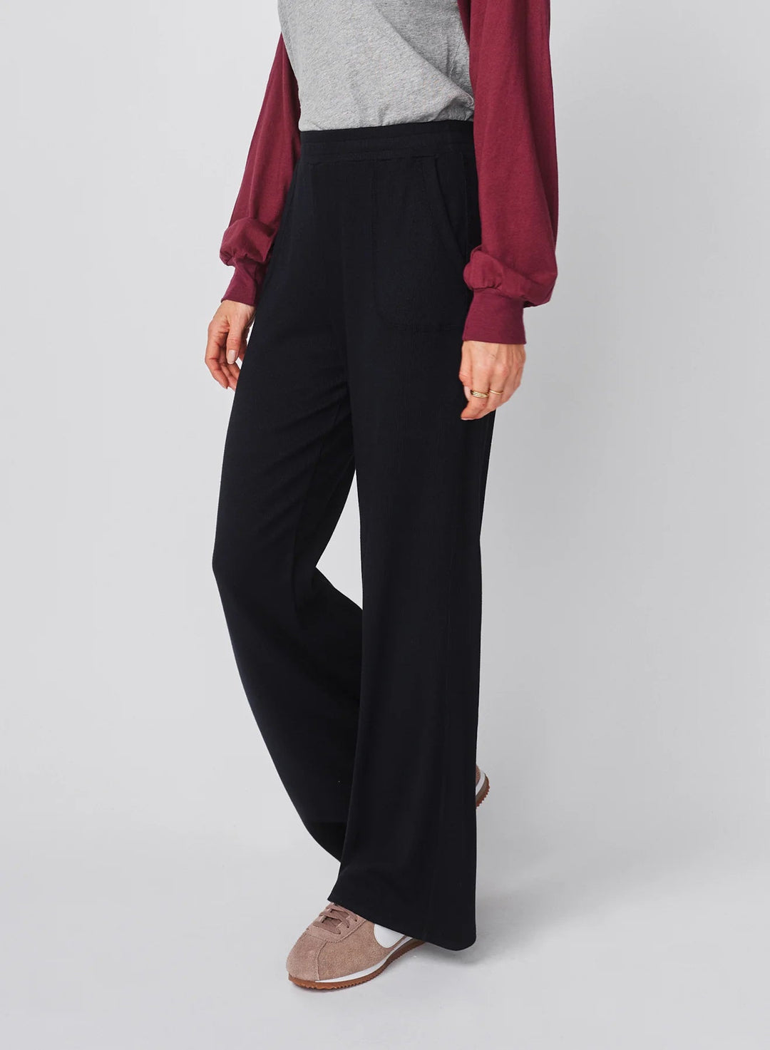 Lounge Flare Pant Deep Navy - obligato