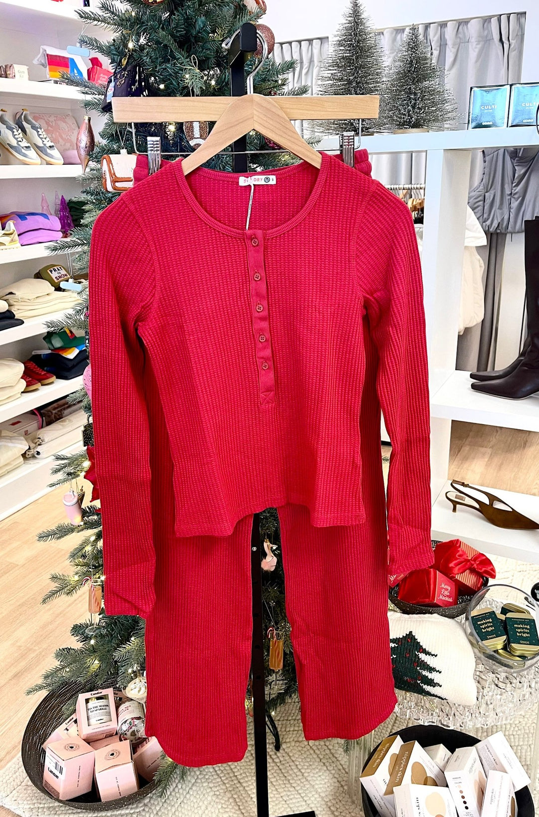 Lounge Pant in Vintage Red - obligato