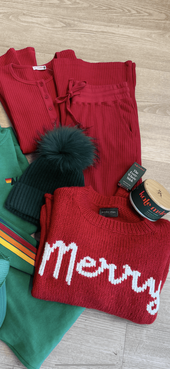 Lounge Pant in Vintage Red - obligato