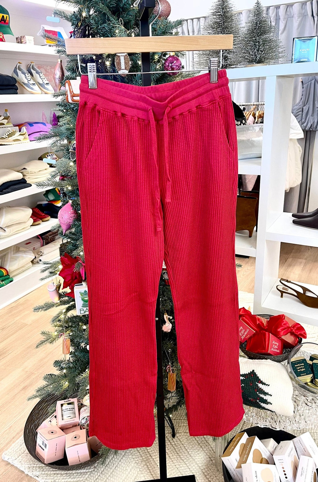 Lounge Pant in Vintage Red - obligato