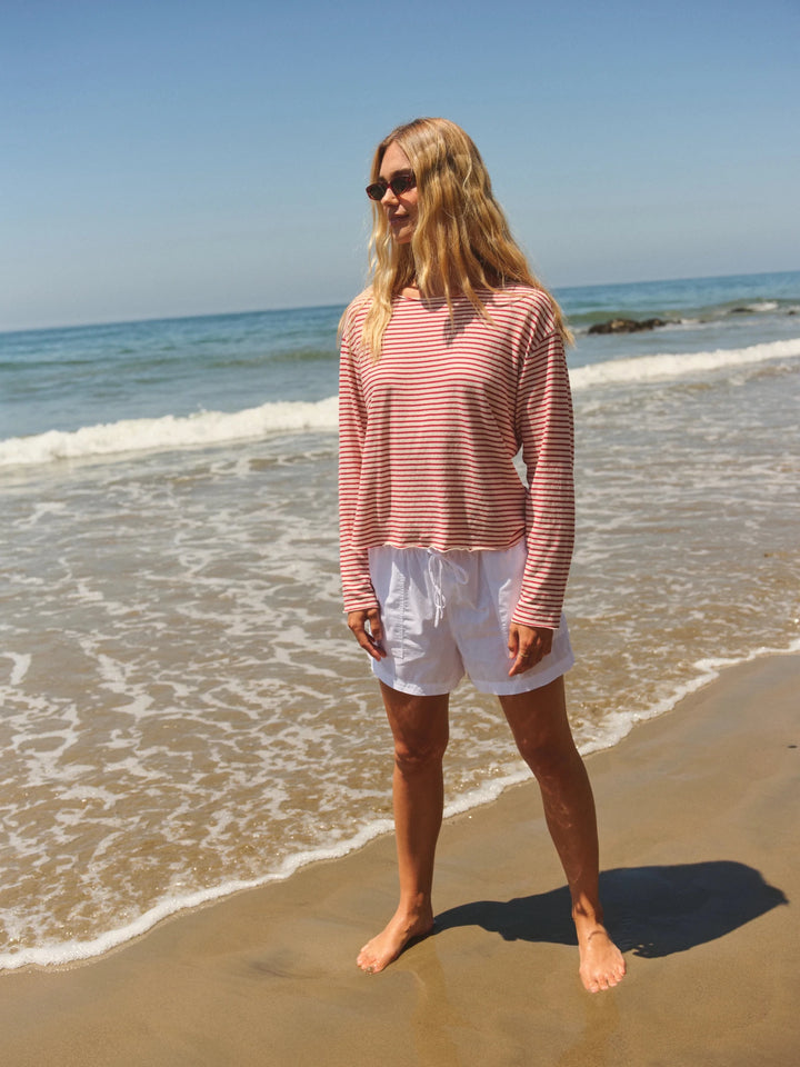 Lounge Short in Optic White - obligato