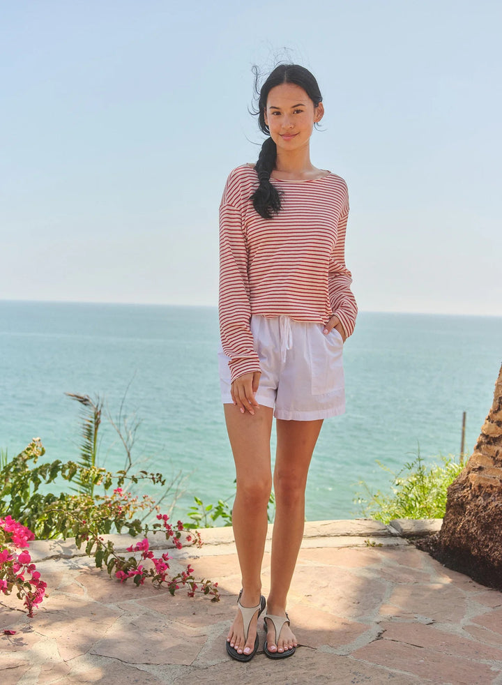 Lounge Short in Optic White - obligato