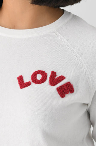 Love Embroidered Sweatshirt - obligato